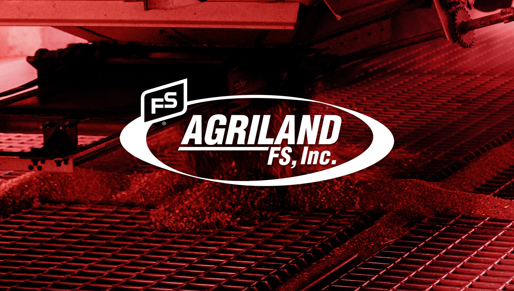 AGRILAND FS logo on red background
