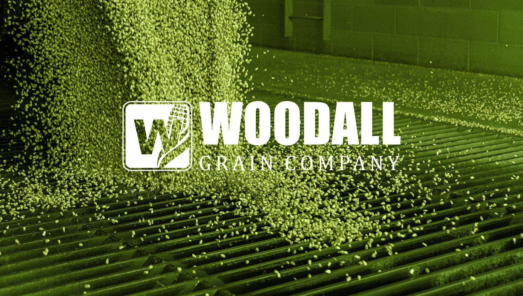 Woodall Grain logo with background